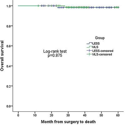 Efficacy of transumbilical laparoendoscopic single-site surgery versus multi-port laparoscopic surgery for endometrial cancer: a retrospective comparison study